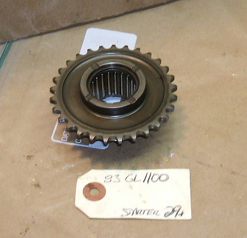 1983 Honda GL1100 GOLDWING SPROCKET STARTING STARTER GEAR 29 tooth