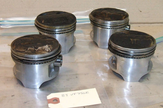 1983 Honda VF750 Interceptor PISTON W RING (4)