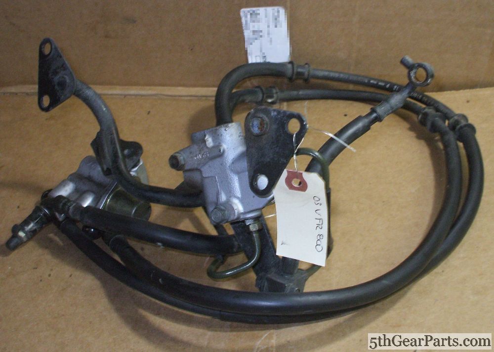 2003 Honda VFR800 Interceptor Rear Brake Hose W Proportioning Valve Assembly 03 VFR 800